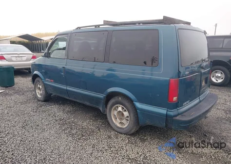 1999 Chevrolet Astro из США, поврежденный, VIN 1GNEL19W9XB171359